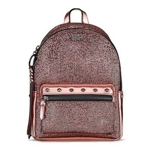 🆕VS sparkle small back pack in mesh blush